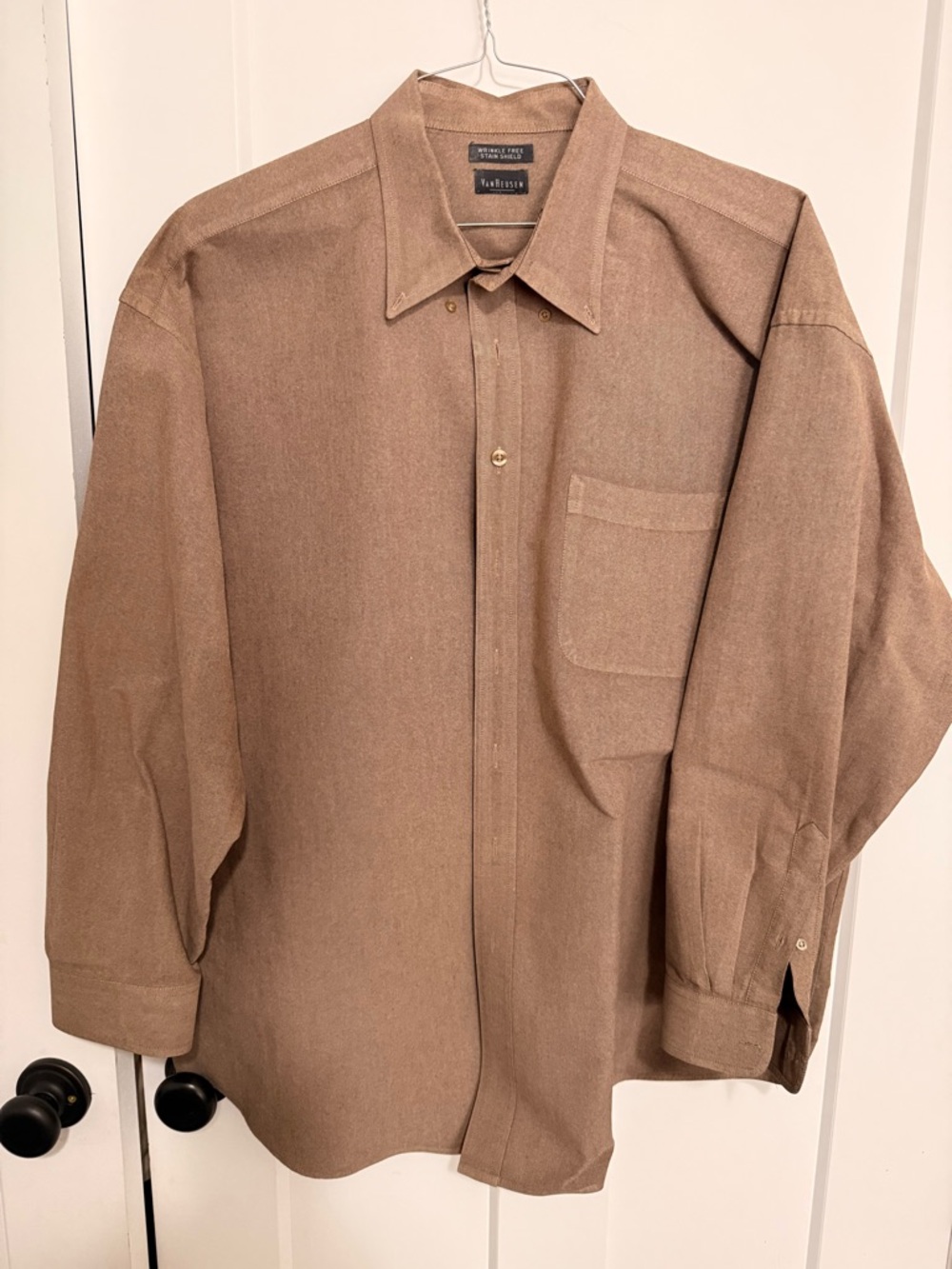 Van Heusen Men's Light Brown Shirt